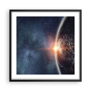 Plakat i sort ramme - I det nye perspektiv - 50x50 cm