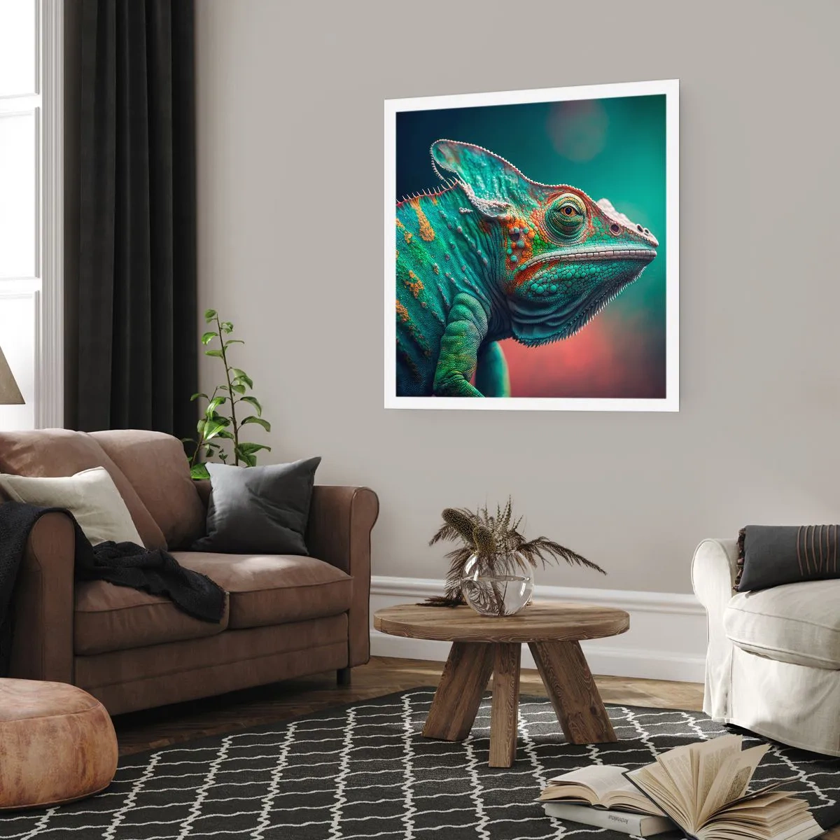 Plakat - Kan du se mig? Ikke godt... - 40x40 cm