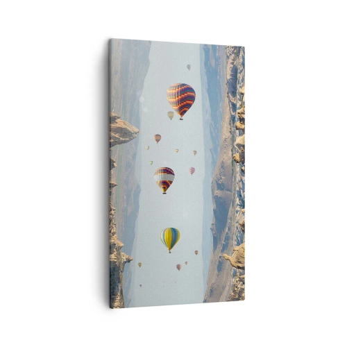 Lærredstryk - Billede på lærred - Alt er muligt her - 45x80 cm