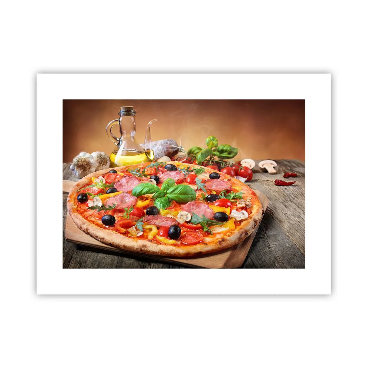 Plakat - Med en ægte italiensk smag - 40x30 cm