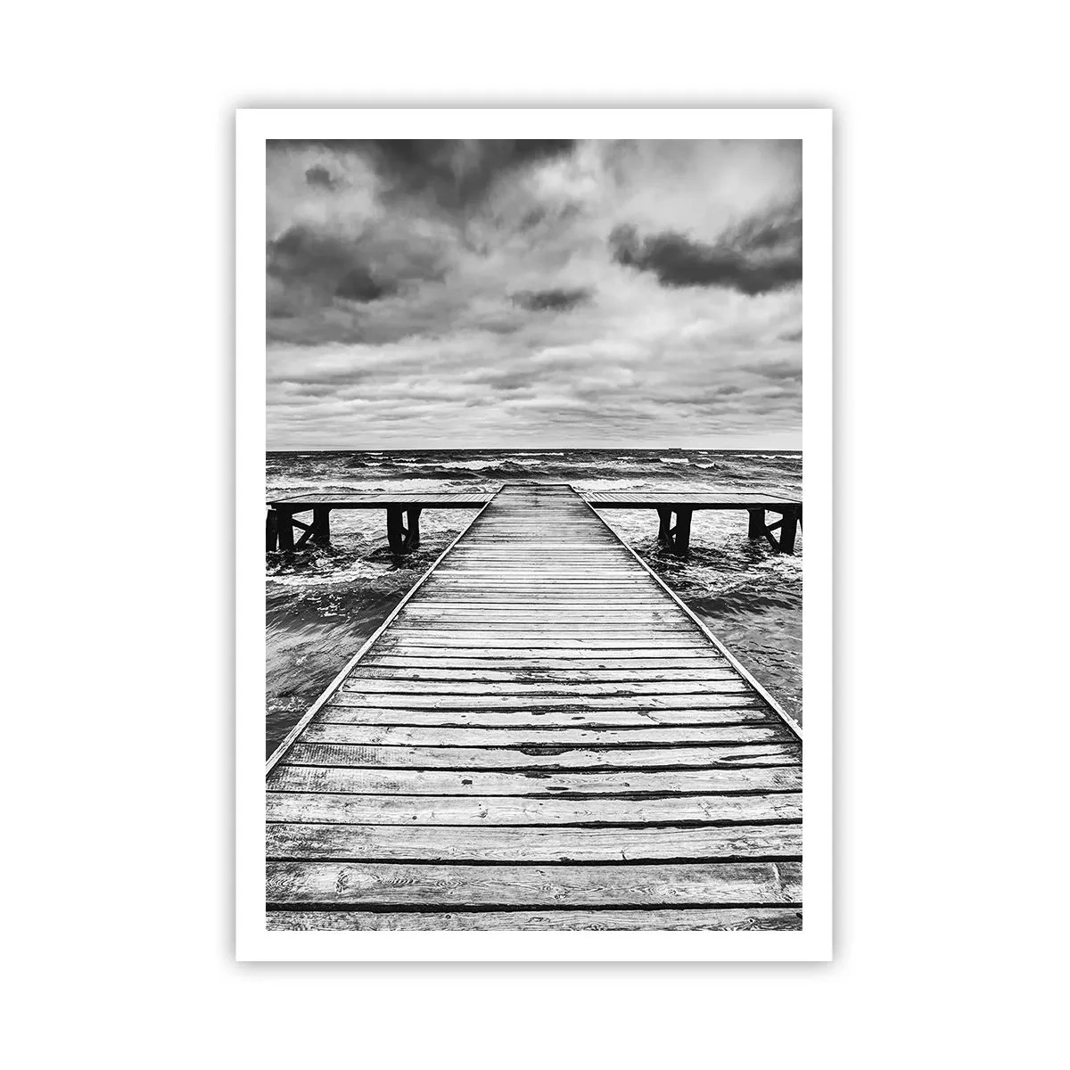 Plakat - Jeg venter på, at vinden blæser væk... - 70x100 cm