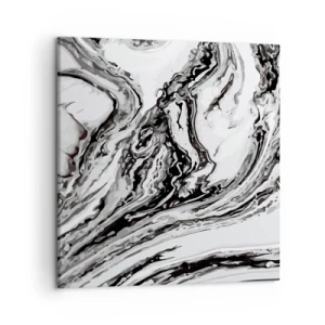 Lærredstryk - Billede på lærred - I begyndelsen var det kaos - 50x50 cm