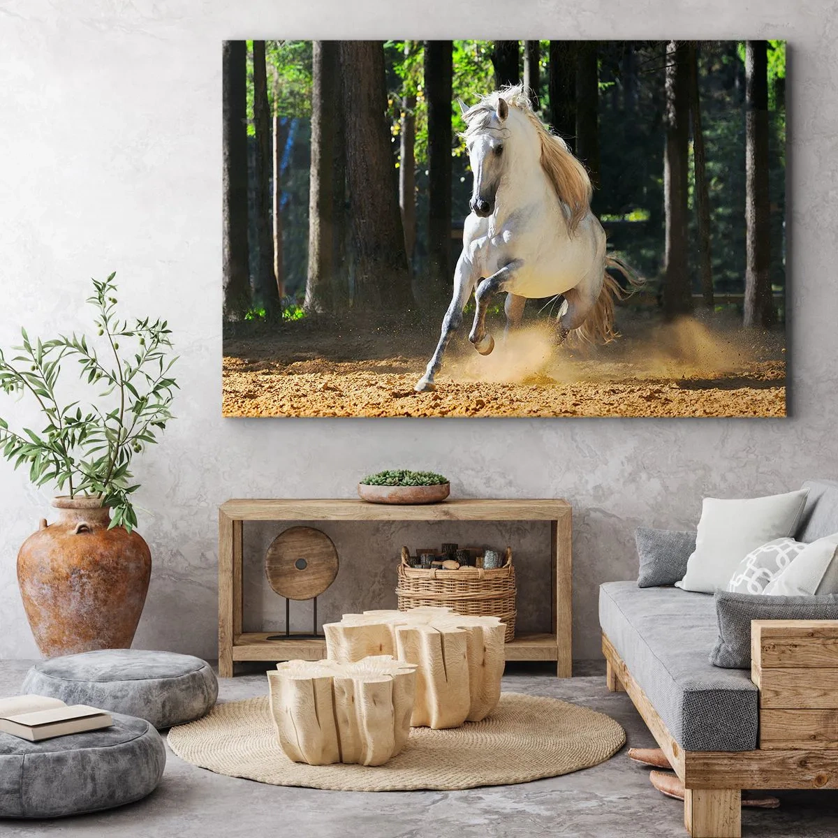 Lærredstryk - Billede på lærred - Som fra en fantasy-roman - 120x80 cm