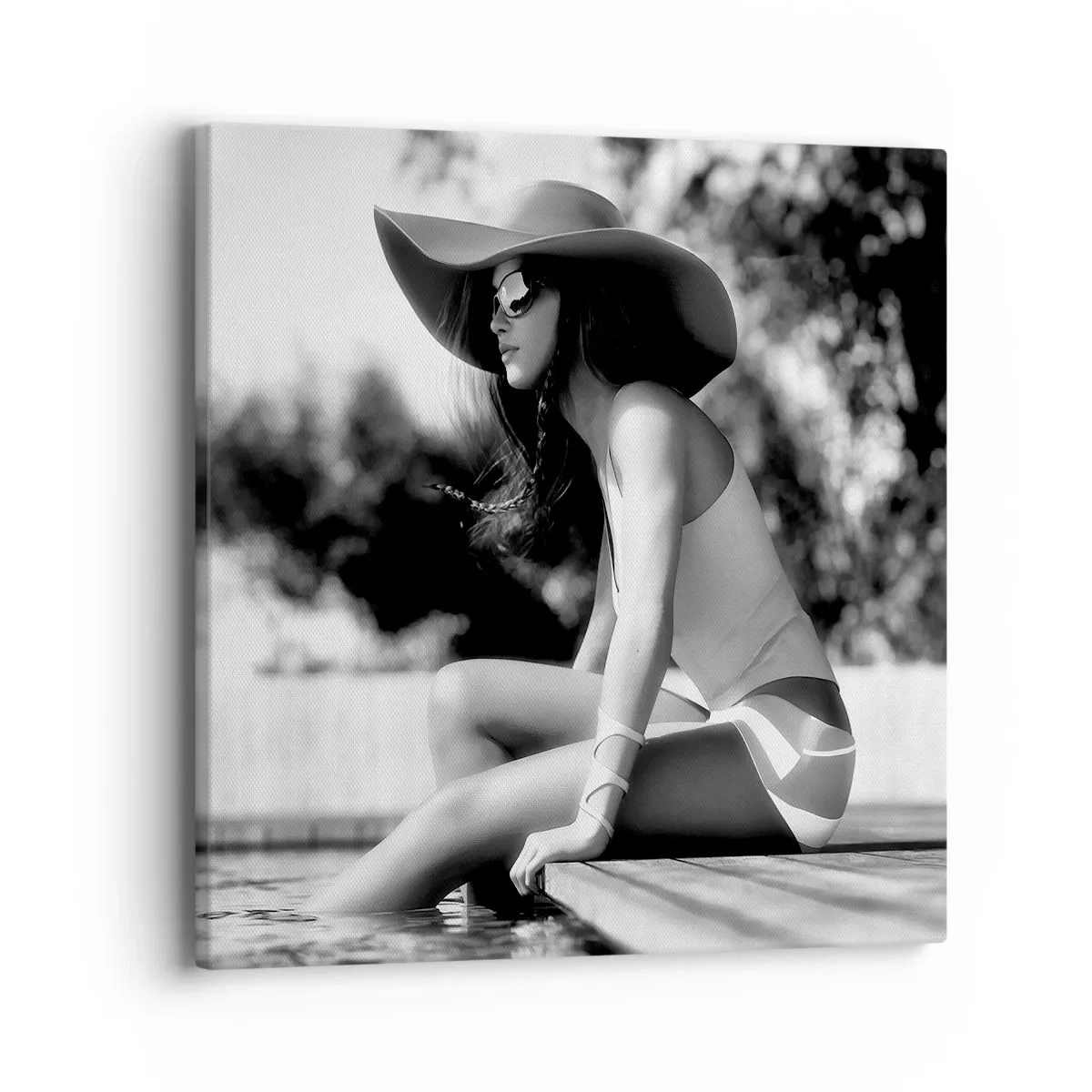 Lærredstryk - Billede på lærred - Sommerdrøm - 40x40 cm