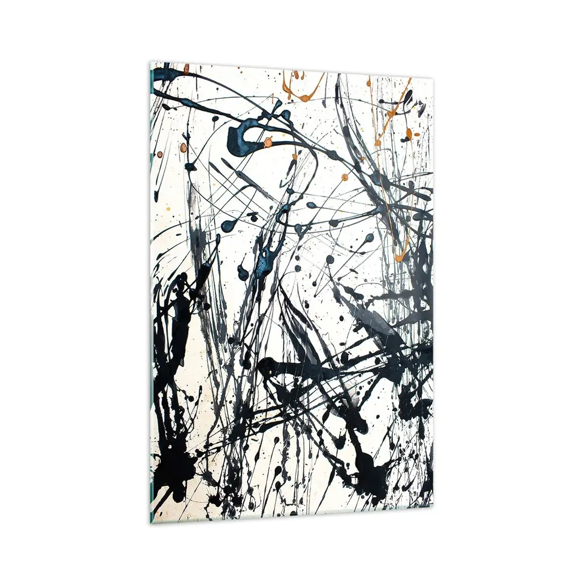Billede på glas - Ekspressionistisk abstraktion - 70x100 cm