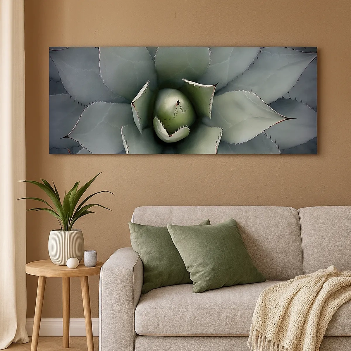 Lærredstryk - Billede på lærred - Lokkemad og advarsler - 30x30 cm