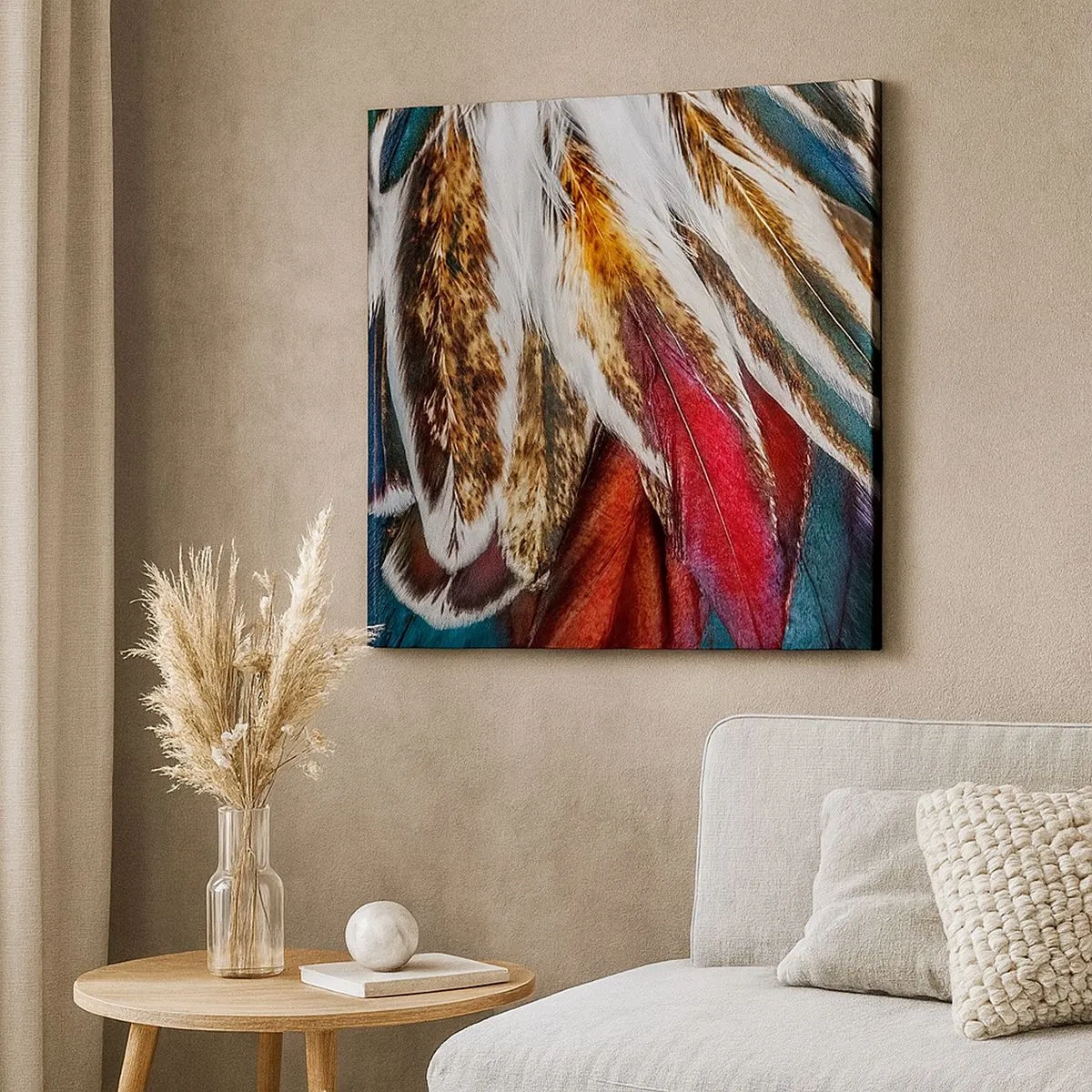 Lærredstryk - Billede på lærred - Flyvningens hemmeligheder - 30x30 cm