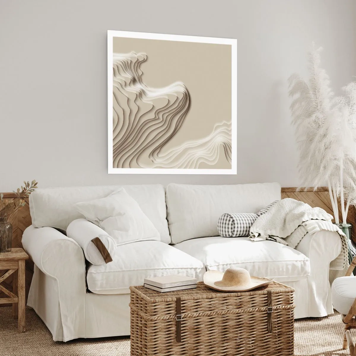 Plakat - Kunstens topografi - 50x50 cm