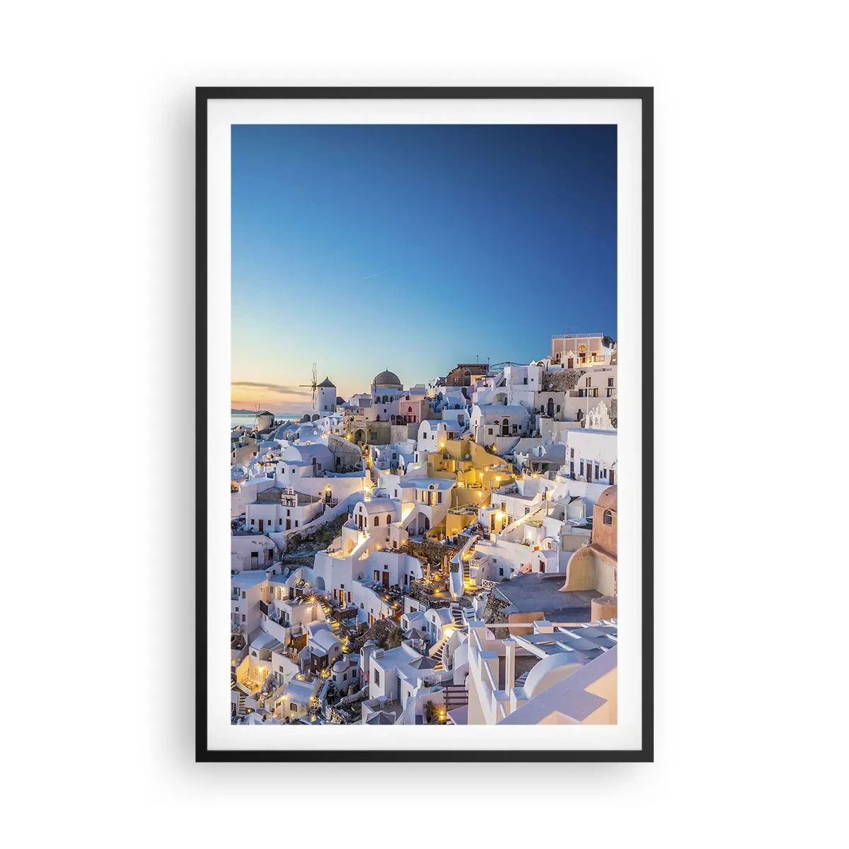 Plakat i sort ramme - Essensen af græskhed - 61x91 cm