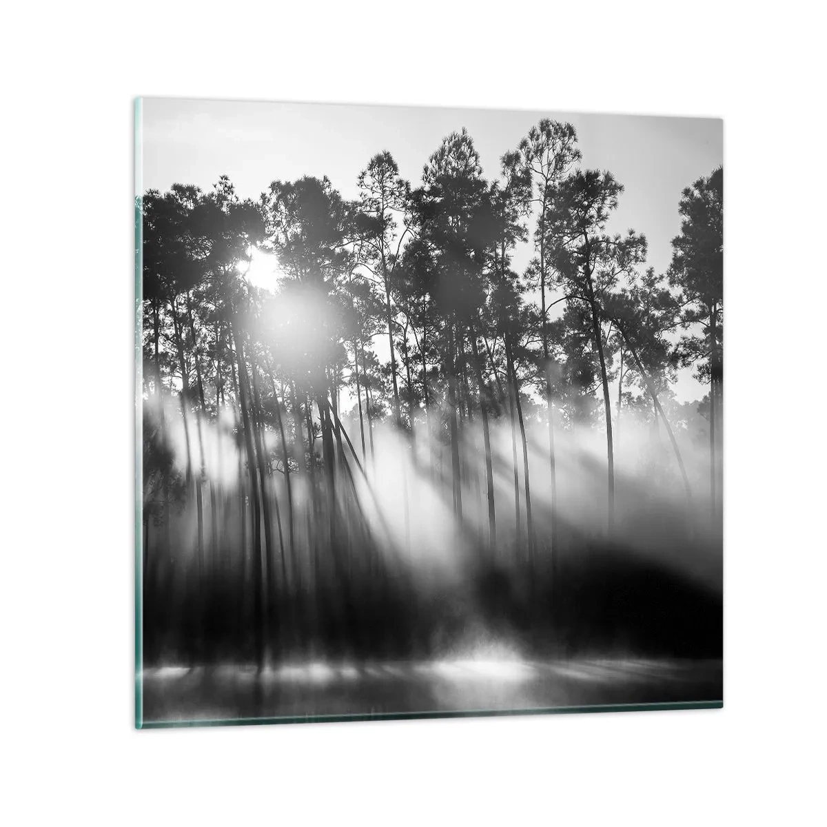 Billede på glas - Ustoppelig sol - 30x30 cm