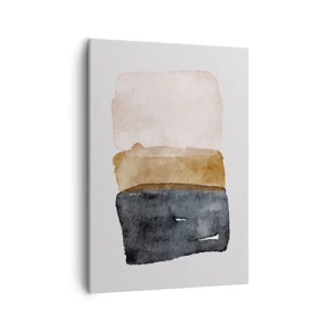 Lærredstryk - Billede på lærred - Sammensætning af jordfarver - 50x70 cm