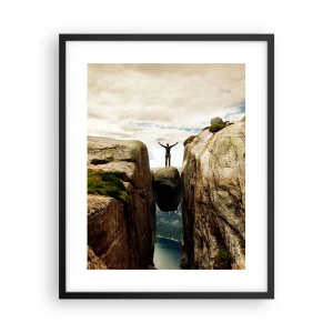 Plakat i sort ramme - Hvordan har jeg det! - 40x50 cm