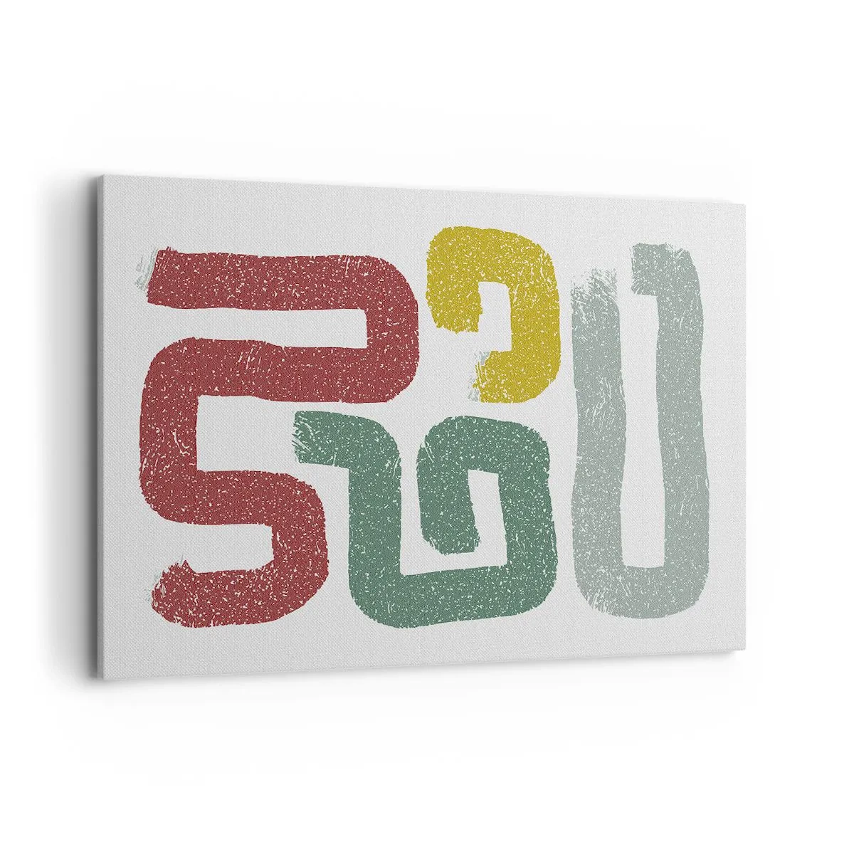 Lærredstryk - Billede på lærred - På et ukendt sprog - 100x70 cm