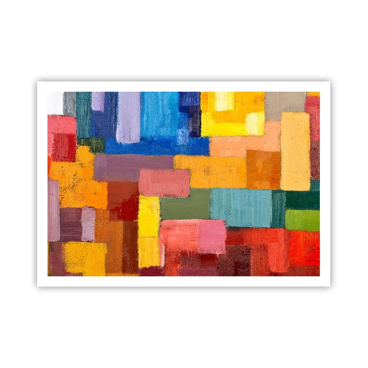 Plakat - Hver især forskellige, alle farverige - 100x70 cm