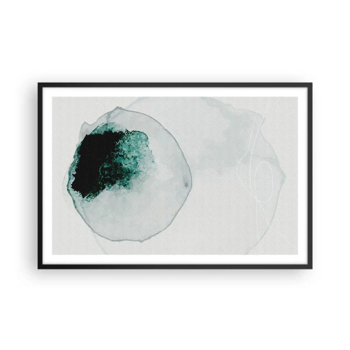 Plakat i sort ramme - I en dråbe vand - 91x61 cm