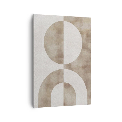 Lærredstryk - Billede på lærred - Ligheder og forskelle - 70x100 cm