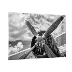 Billede på glas - Himmelens erobrer - 100x70 cm