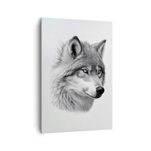Lærredstryk - Billede på lærred - Alpha - uden tvivl - 70x100 cm