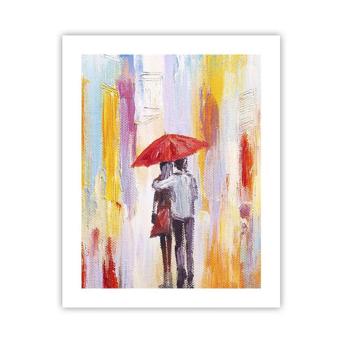 Plakat - Lad det regne  mere - 40x50 cm