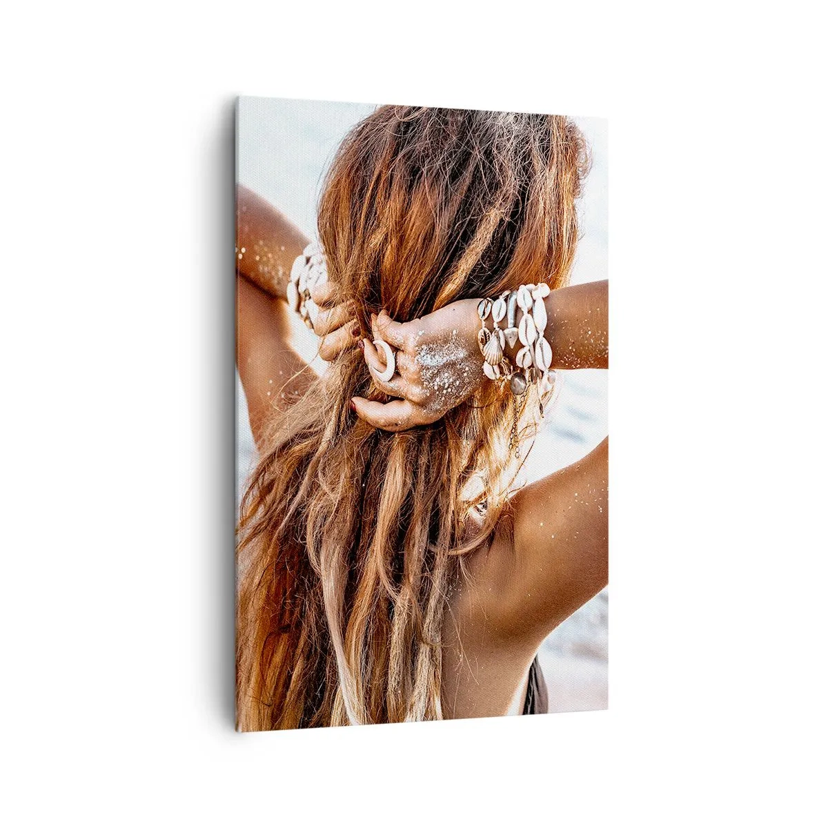 Lærredstryk - Billede på lærred - Søster af vand og solskin - 80x120 cm