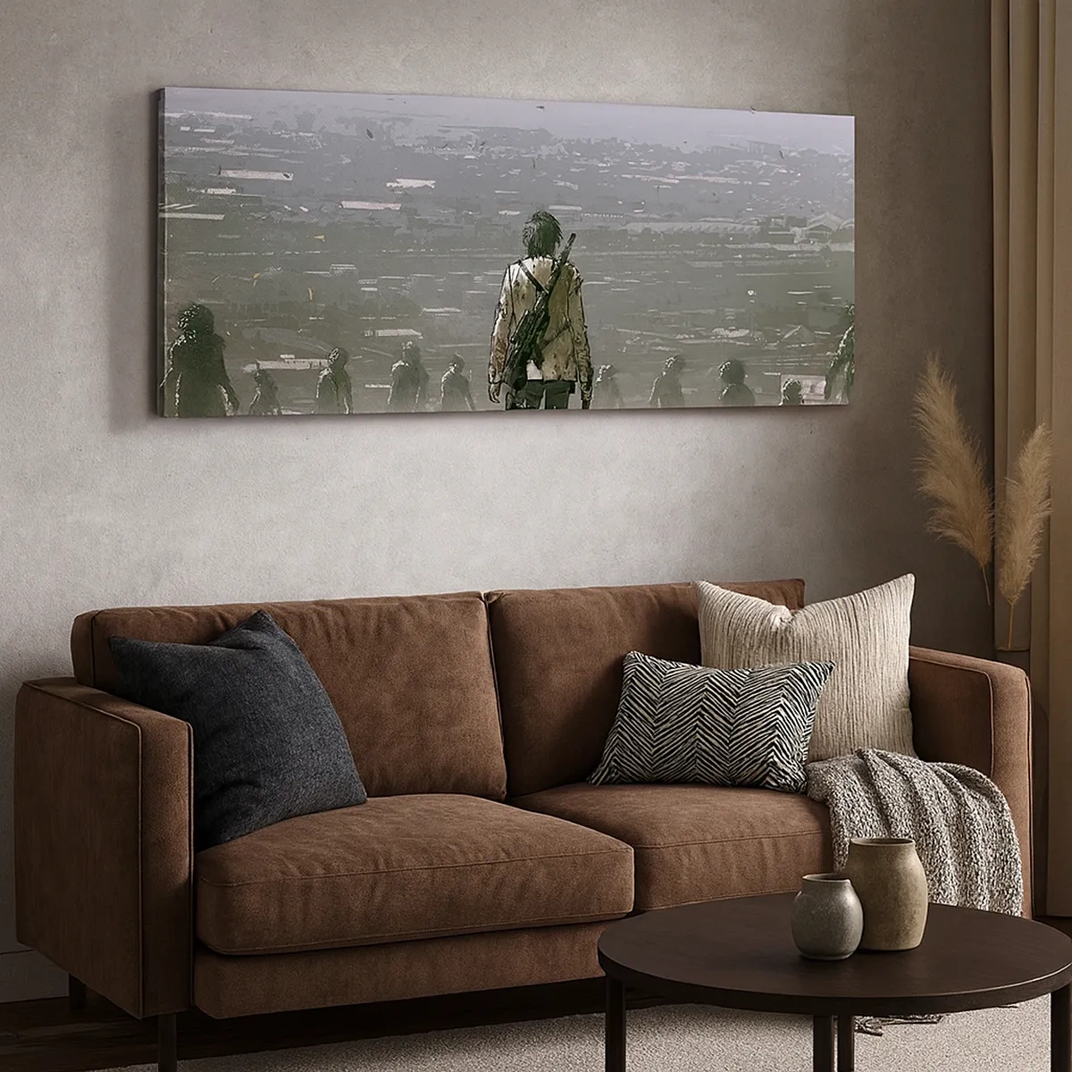 Lærredstryk - Billede på lærred - Den sidste retfærdige person? - 30x30 cm