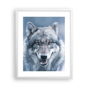 Plakat i hvid ramme - Vil du tage udfordringen op? - 40x50 cm