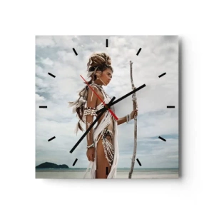 Vægur, Uret - Dronning af troperne - 30x30 cm