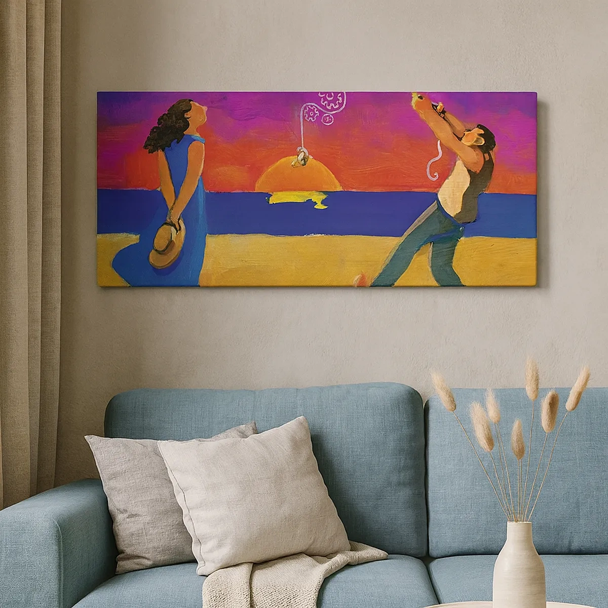 Lærredstryk - Billede på lærred - Mere end en stjerne fra himlen - 30x30 cm