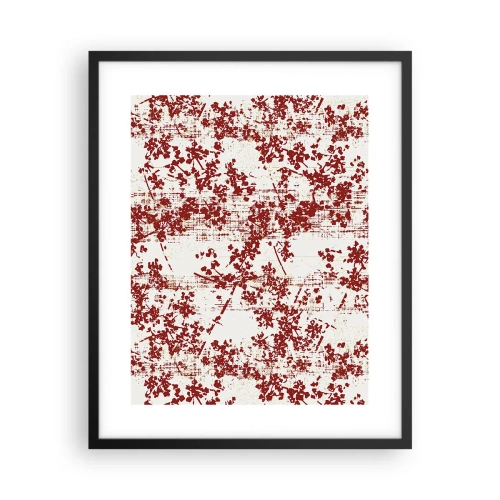 Plakat i sort ramme - Som en gammel percale - 40x50 cm