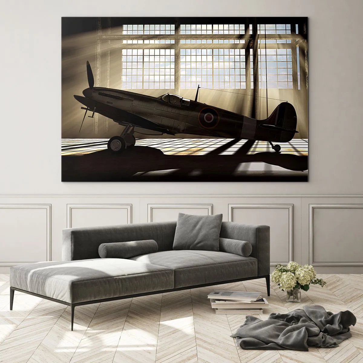 Billede på glas - Resten af krigeren - 100x70 cm