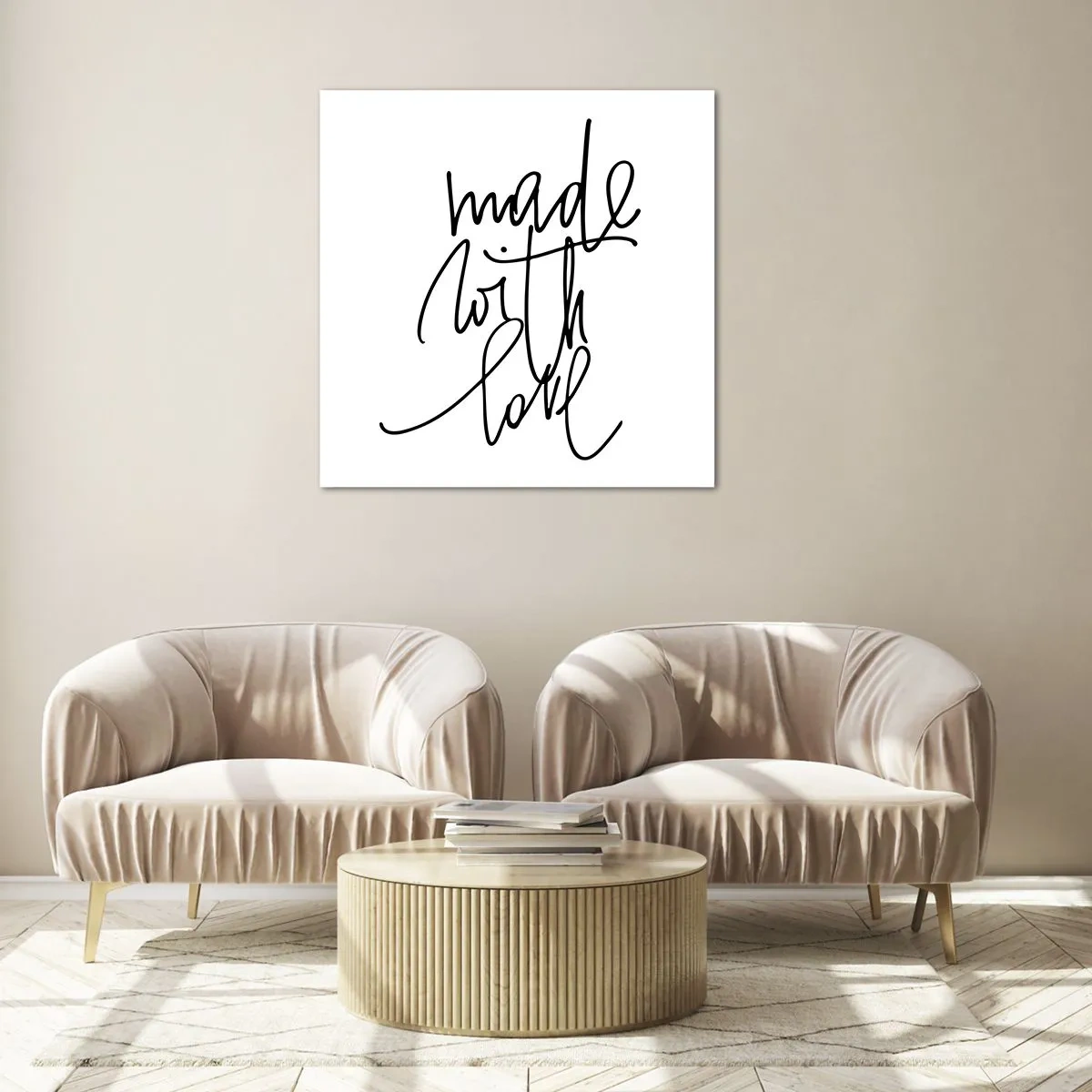 Billede på glas - Det bedste mærke - 50x50 cm