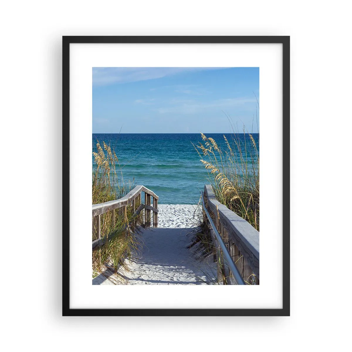 Plakat i sort ramme - I solen, i vinden - 40x50 cm