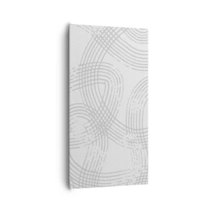 Lærredstryk - Billede på lærred - Der er ingen lige vej - 65x120 cm