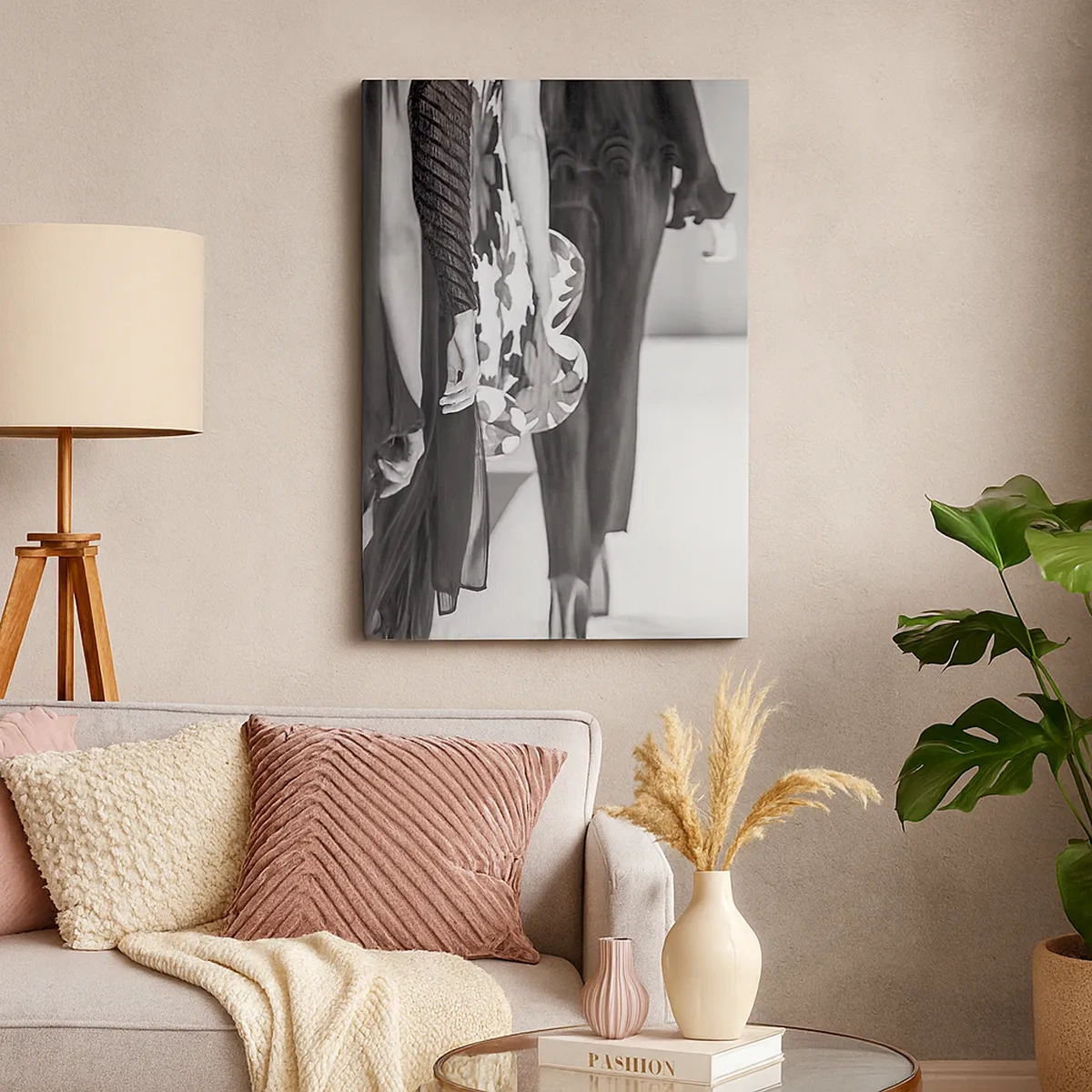 Lærredstryk - Billede på lærred - En stilfuld parade - 50x70 cm