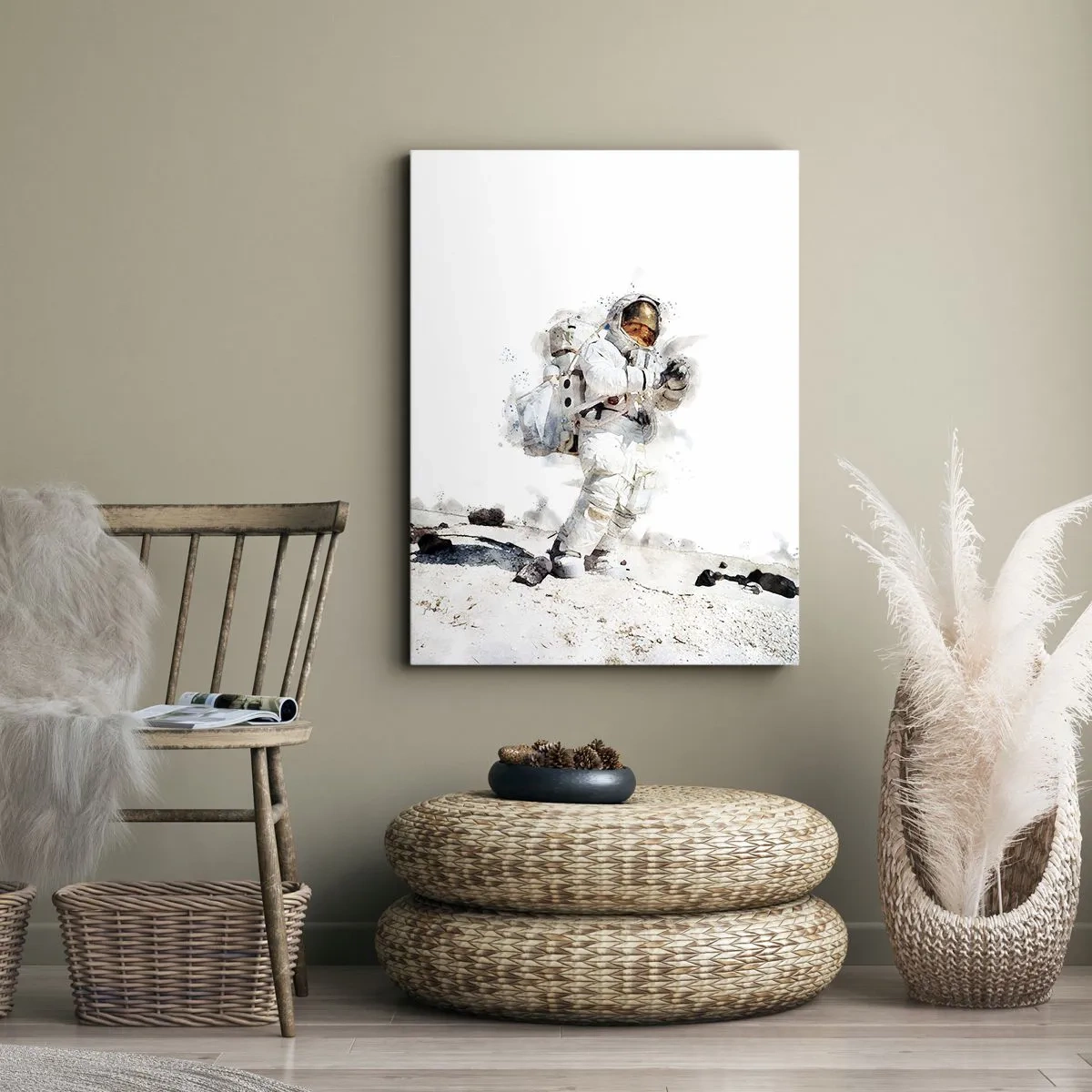 Lærredstryk - Billede på lærred - Jordens budbringer - 55x100 cm