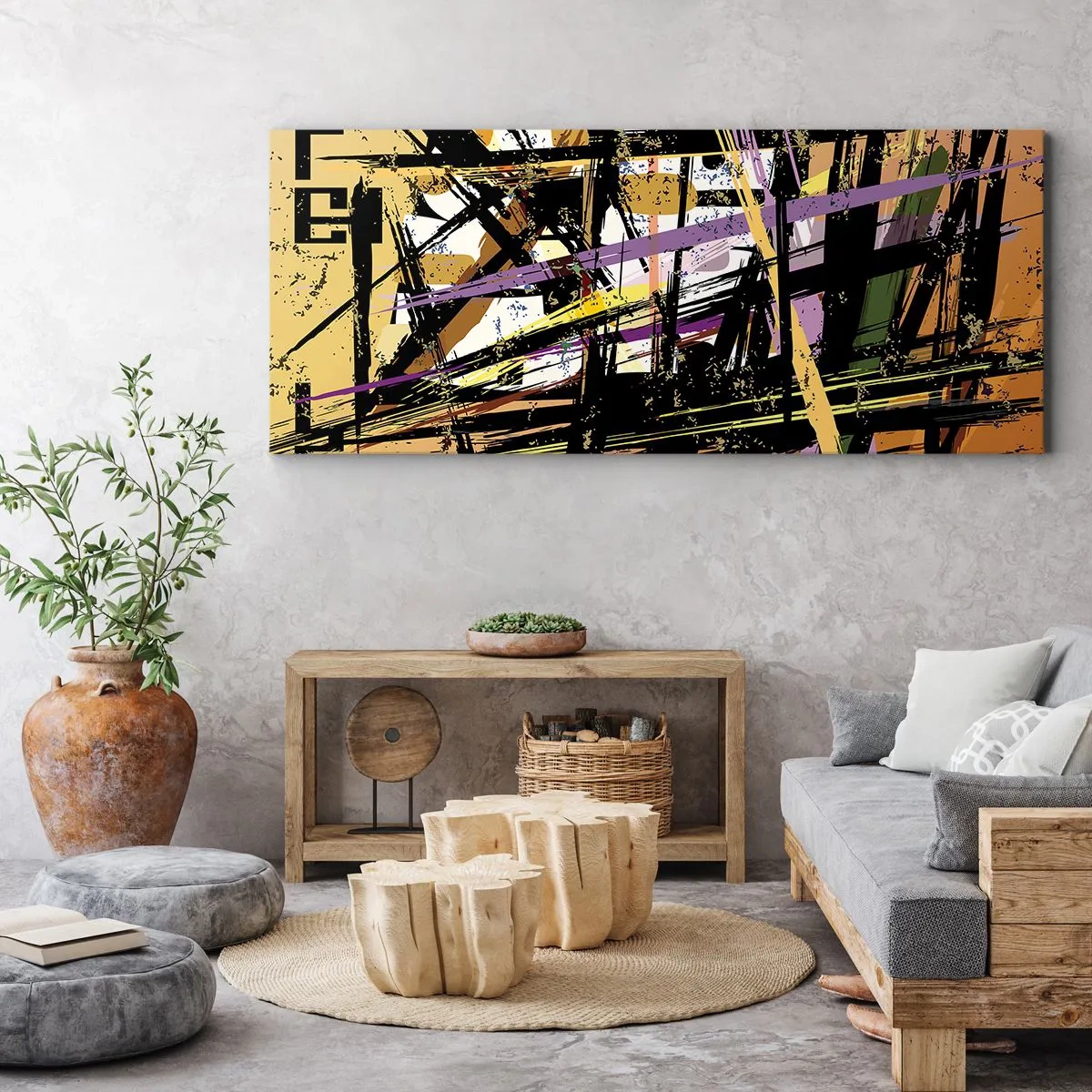 Lærredstryk - Billede på lærred - Skarpt snit - 90x30 cm