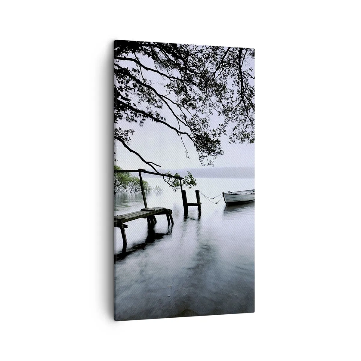 Lærredstryk - Billede på lærred - Du hviler allerede - 45x80 cm