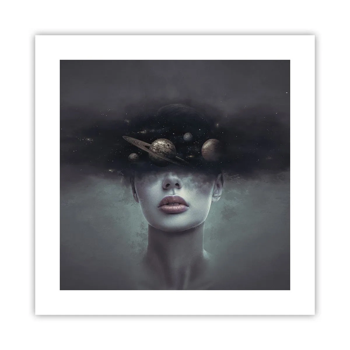 Plakat - Og planeterne er ved at gå amok... - 40x40 cm