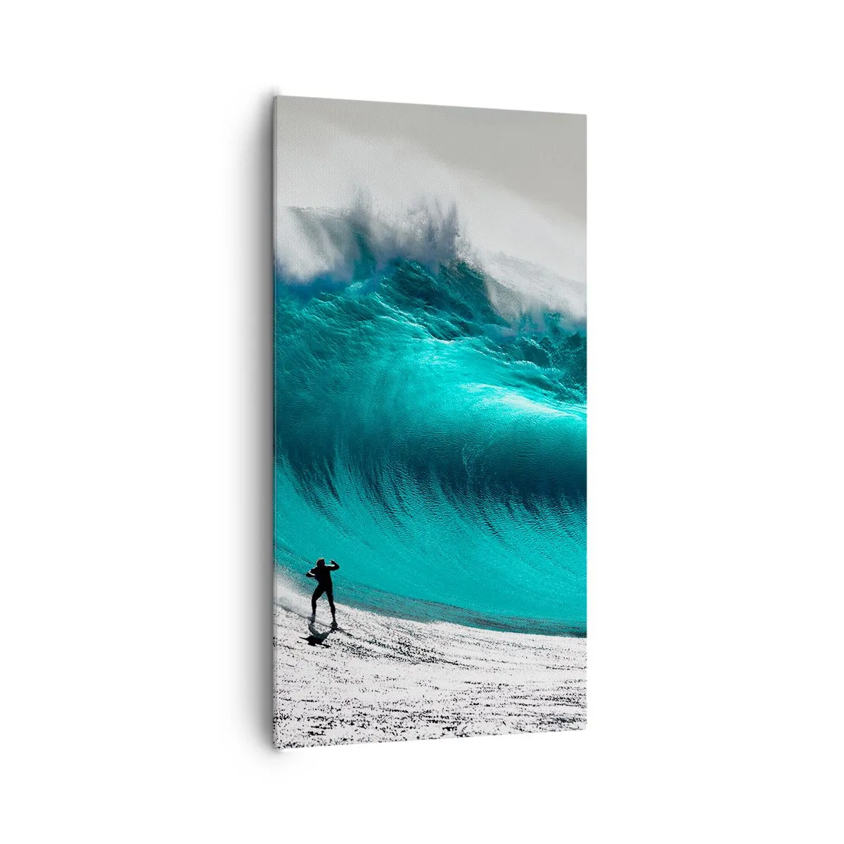 Lærredstryk - Billede på lærred - Udfordring accepteret - 65x120 cm