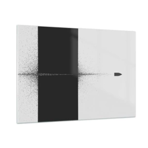 Billede på glas - Lige til sagen - 100x70 cm