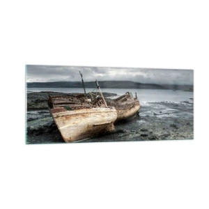 Billede på glas - "Som et tegn på værdige strabadser opfyldt" - 100x40 cm