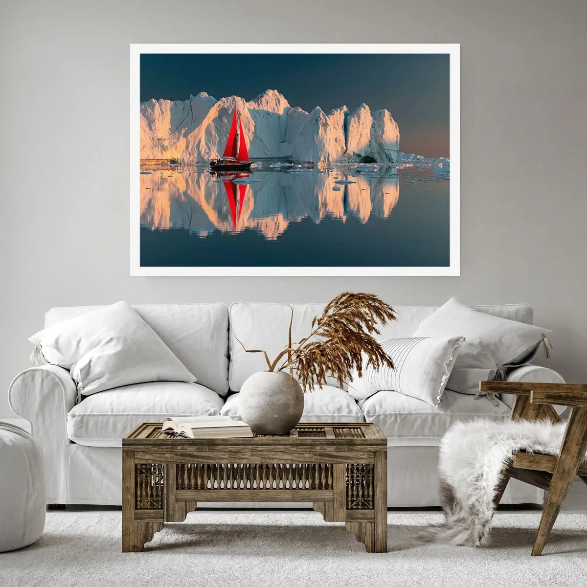 Plakat - På kanten af verden - 100x70 cm