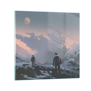 Billede på glas - Under en ukendt stjerne - 40x40 cm