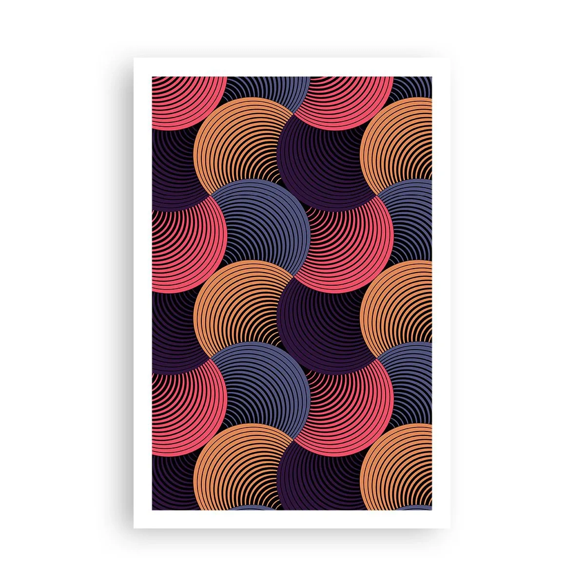 Plakat - I en cirkulær rytme - 61x91 cm