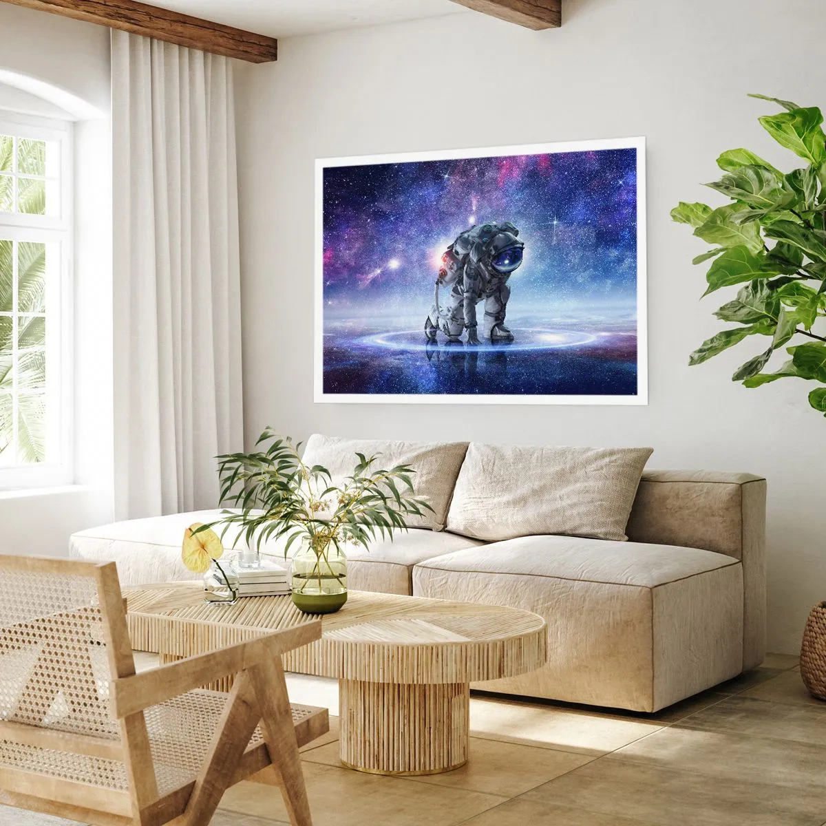 Plakat - Den stjerneklare himmel over mig - 70x50 cm