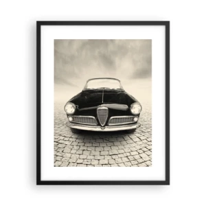 Plakat i sort ramme - Og hvordan kan man ikke elske mig? - 40x50 cm