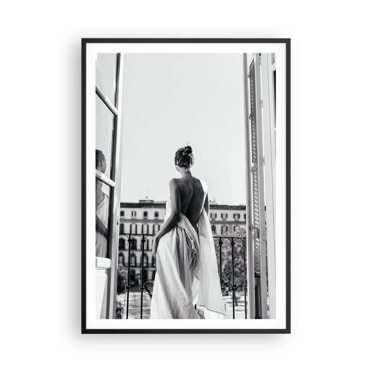 Plakat i sort ramme - Vækning af sanserne - 70x100 cm