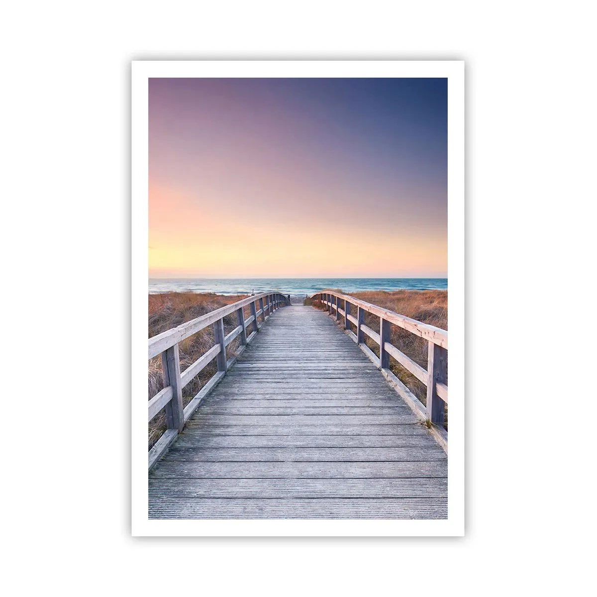 Plakat - Baltisk aften aura - 70x100 cm