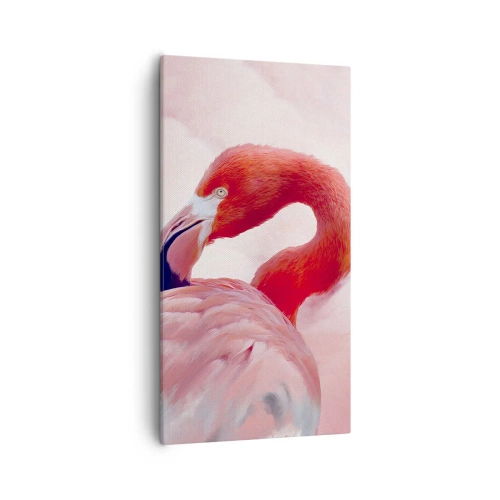 Lærredstryk - Billede på lærred - Fugleskønhed - 55x100 cm