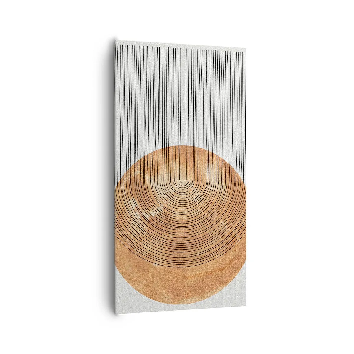 Lærredstryk - Billede på lærred - En solrig komposition - 65x120 cm